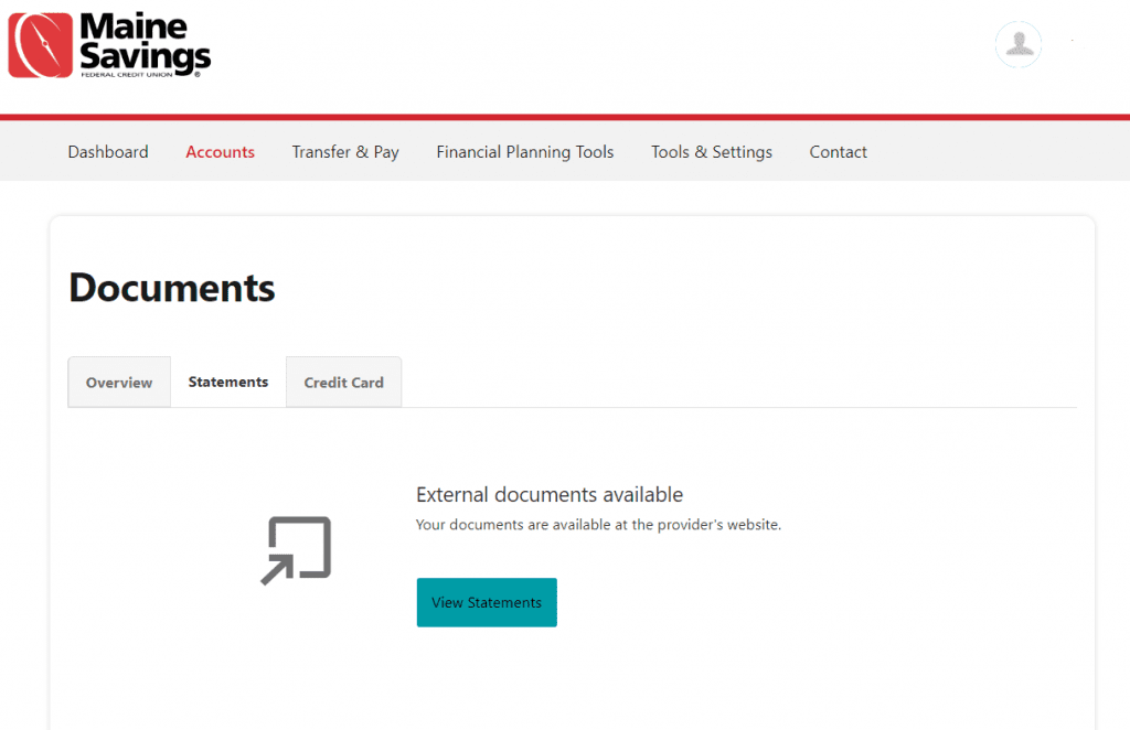 eStatements Maine Savings Federal Credit Union Maine Savings