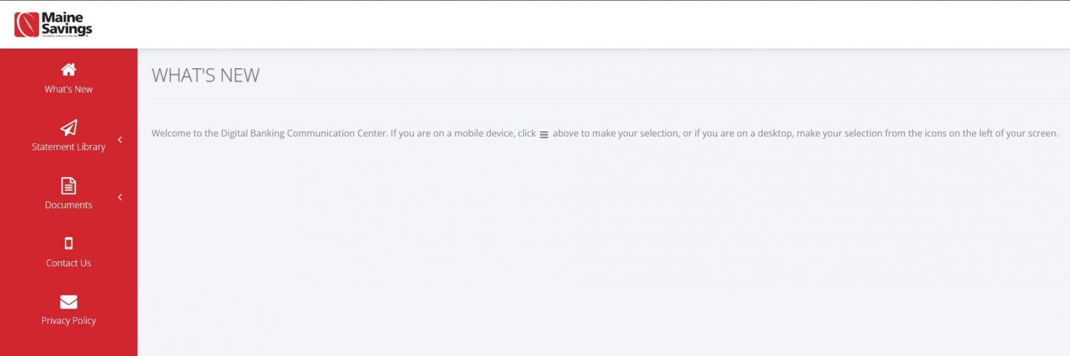 eStatements Maine Savings Federal Credit Union Maine Savings