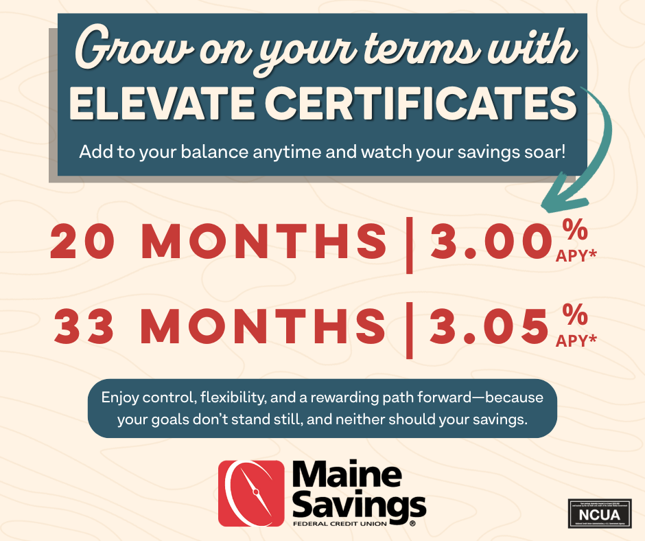 Grow on Your Terms with Elevate Certificates: Add to Your Balance Anytime and Watch Your Savings Soar image